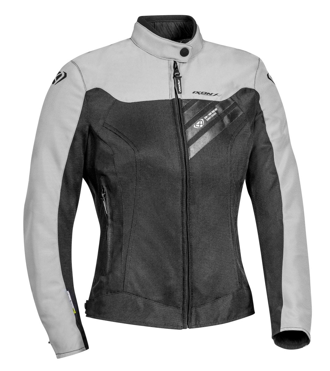 Orion - CE Certified Women's Riding Jacket (Black/Grey) - Vox Leather