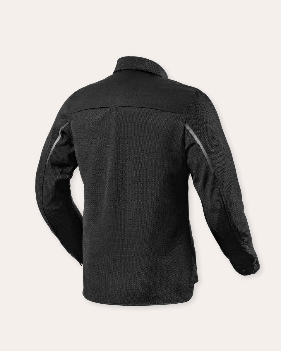 Overshirt Tracer Air 2 | Black - Vox Leather