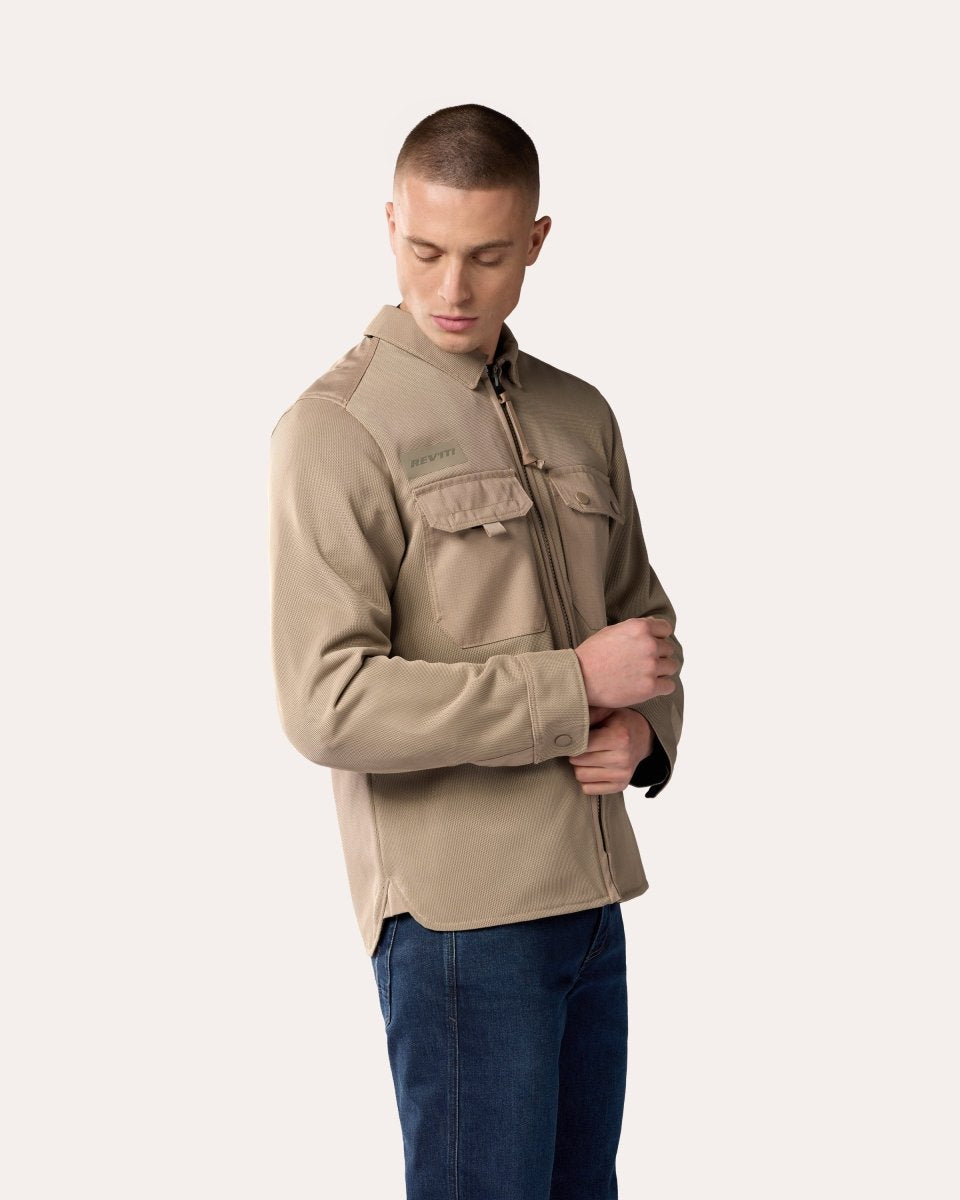 Overshirt Tracer Air 3 | Black - Vox Leather
