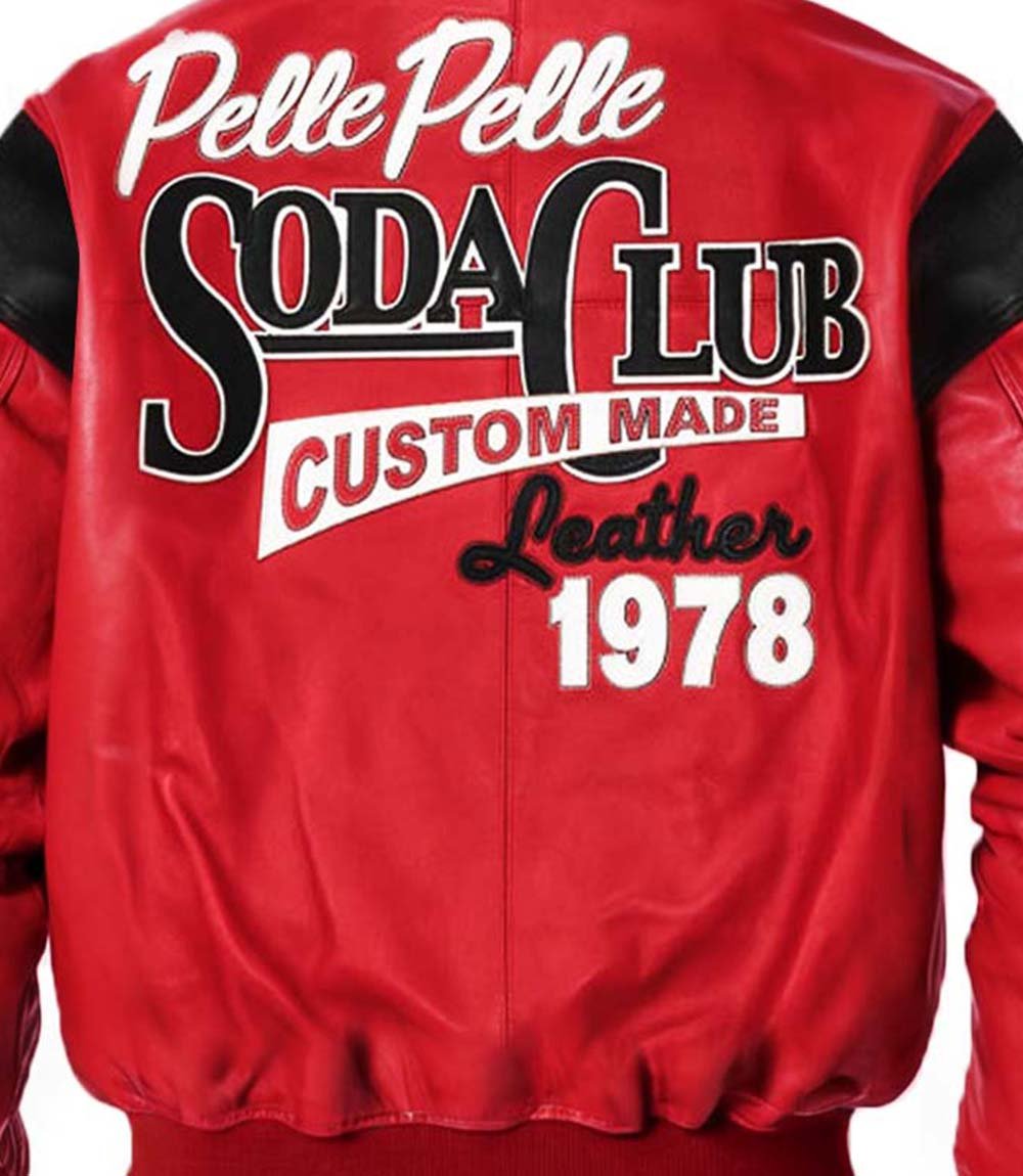 Pelle Pelle Red Soda Club Leather Jacket - Vox Leather