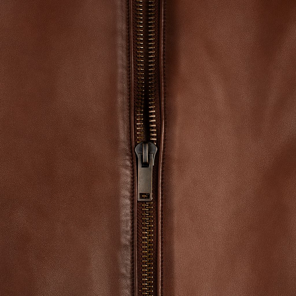 Racer Jacket | Brandy - Rare Leather