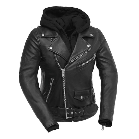 Ryman - Women's Motorcycle Leather Jacket - Rare Leather