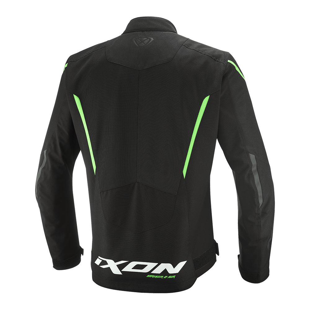 Striker 2 Air - Summer Riding Jacket (Black/Green) - Vox Leather