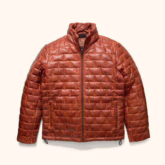 Teton Leather Light Down Jacket - Rare Leather