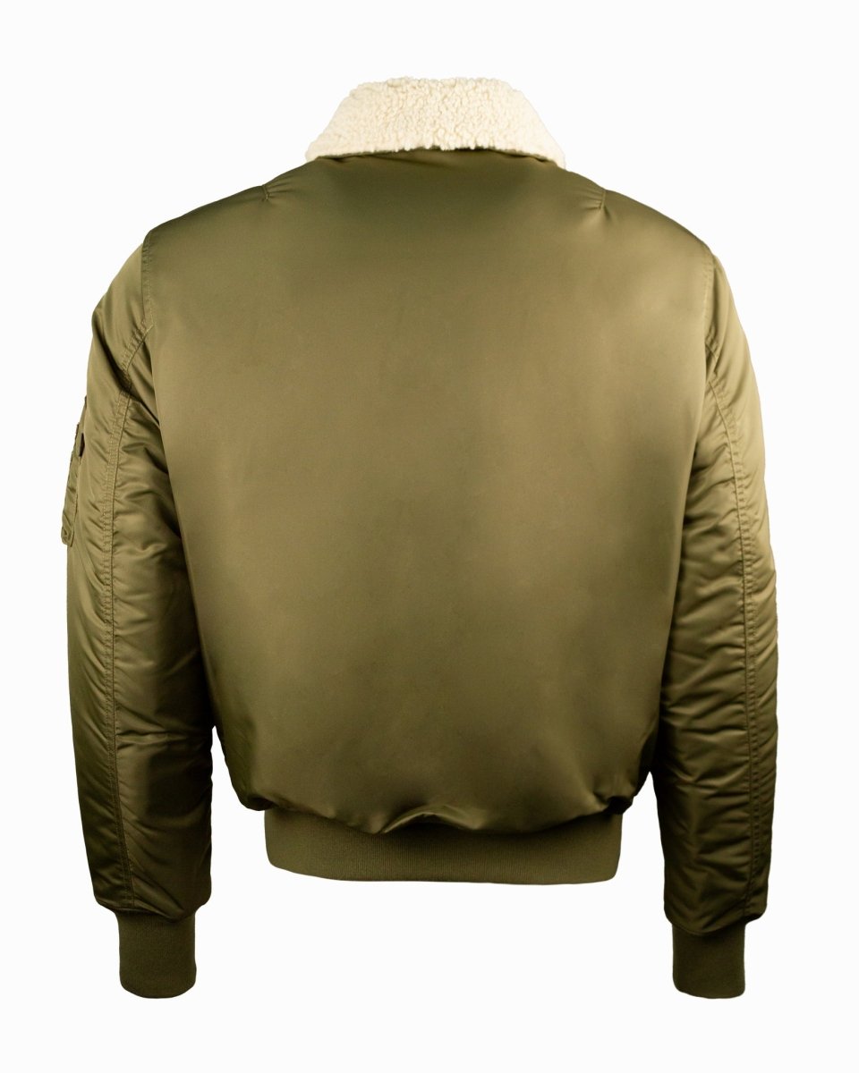 TOP GUN B-15 MEN'S HEAVY DUTY FLIGHT BOMBER JACKET - Vox Leather