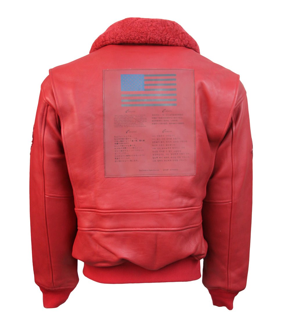 TOP GUN OFFICIAL SIGNATURE SERIES LEATHER JACKET COL - Vox Leather