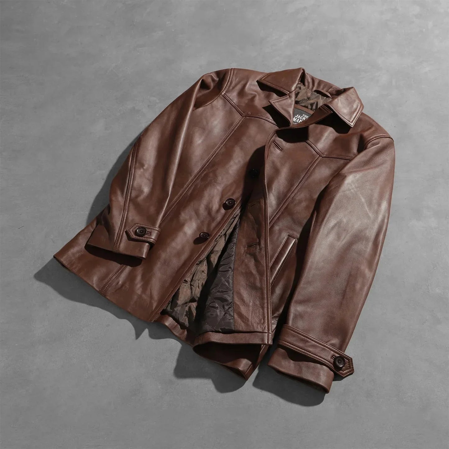 Vincent Alley Brown Leather Jacket - Rare Leather