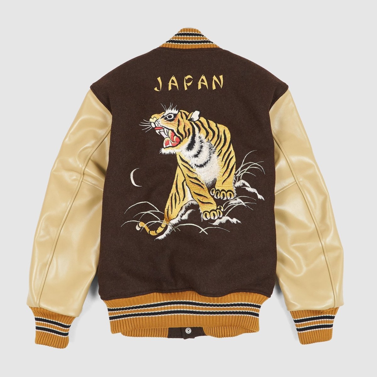 Whitesville Letterman "Roaring Tiger" Jacket - Vox Leather