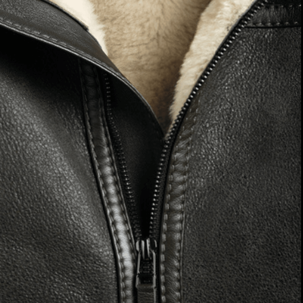 Women B3 Flying RAF Aviator Real Fur Leather Bomber Jacket - Vox Leather