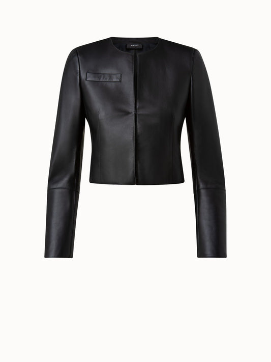 Women’s Cropped Leather Jacket - Rare Leather