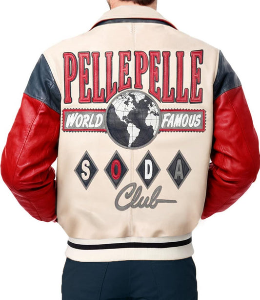 World Famous Soda Club Plush Leather Jacket - Rare Leather Order Now !!