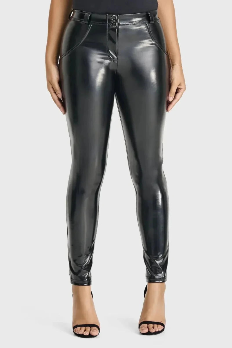 WRUP Latex - Mid Rise - Full Length - Black - Vox Leather