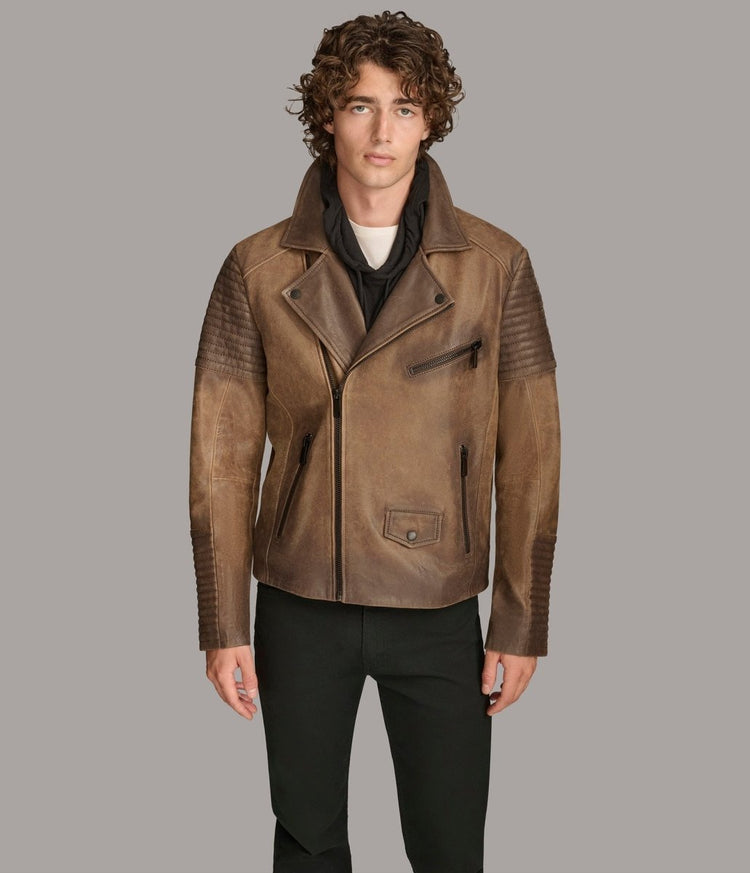 Men's Leather Biker Jackets