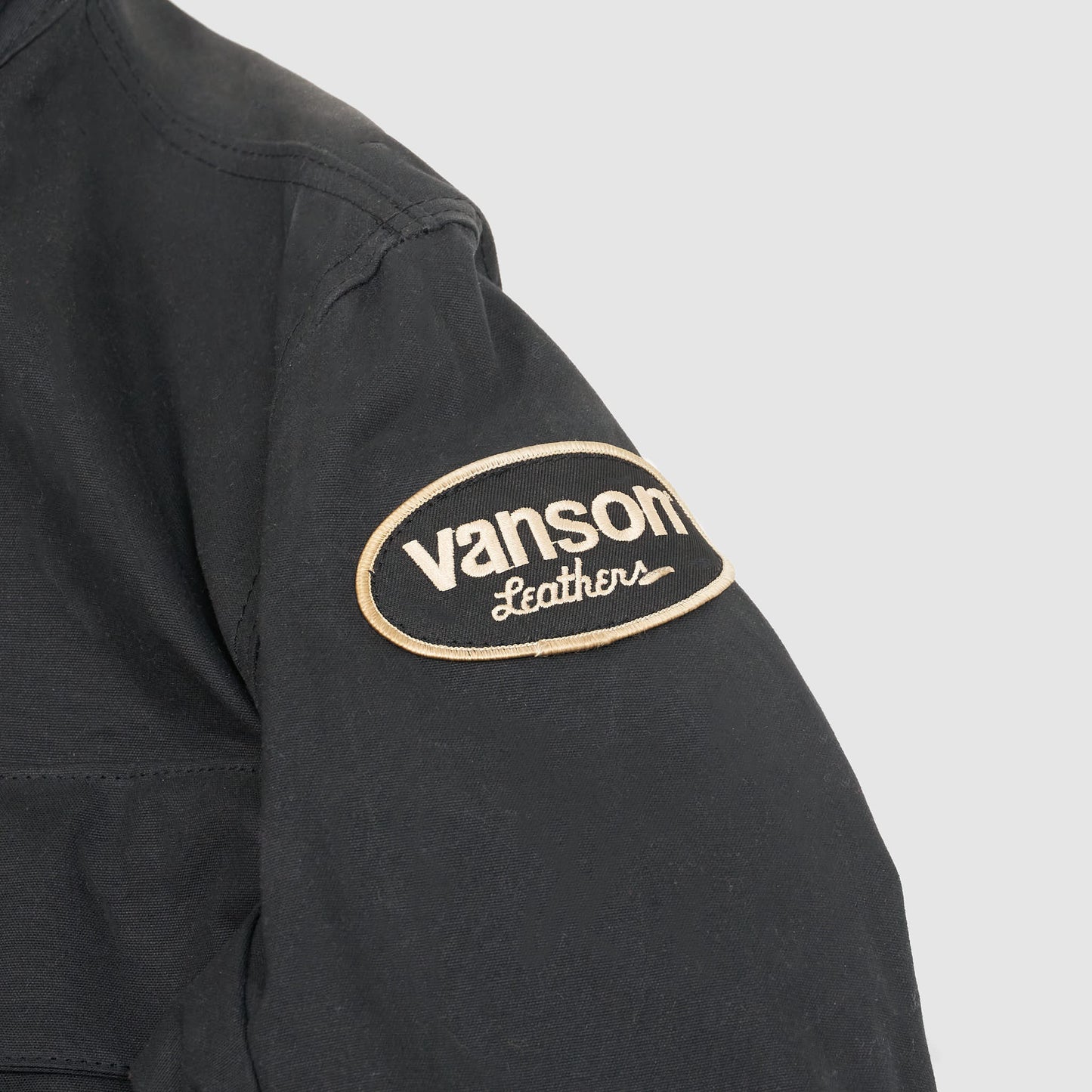 Vanson Waxed 14oz. Short Canvas Jacket