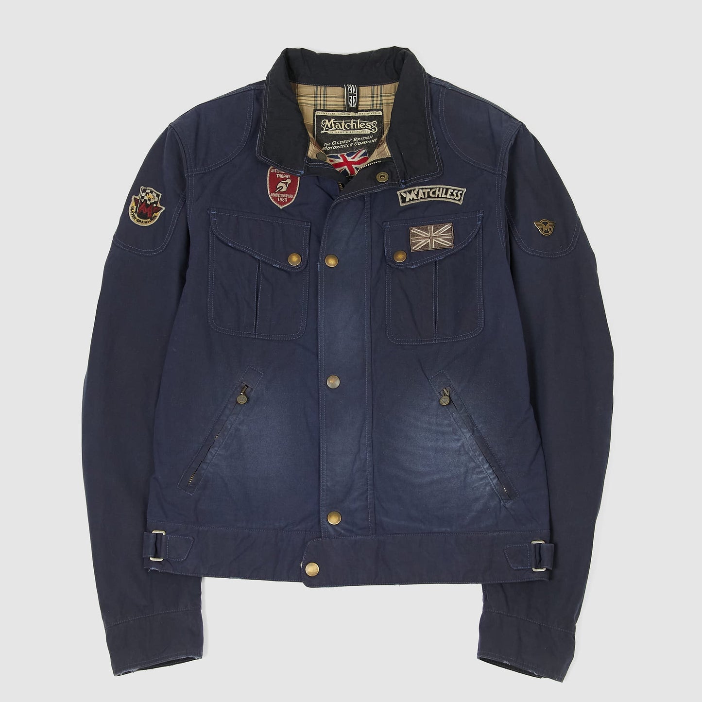 Matchless Road Driver Vintage Style Lightweight Wax-Jacket