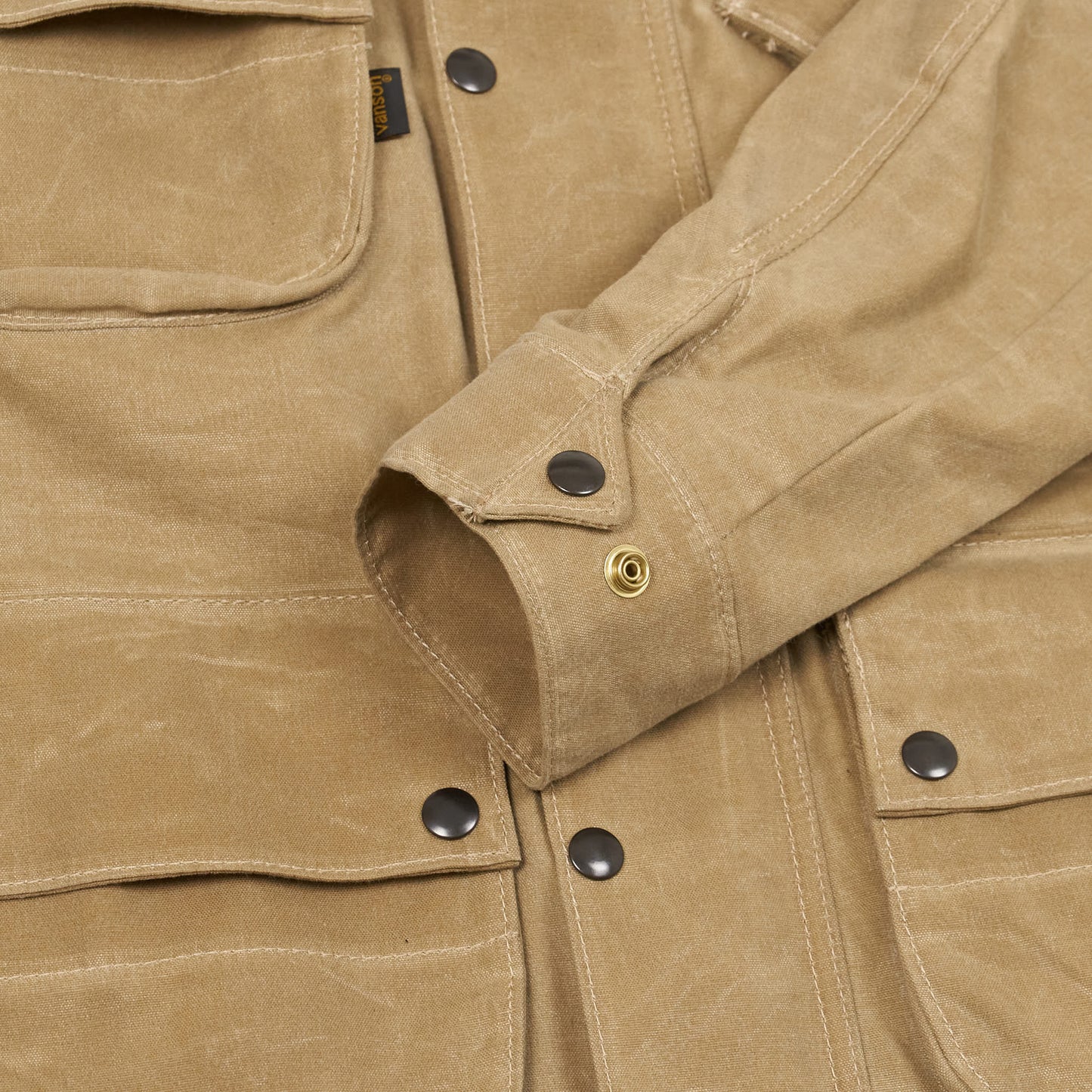 Vanson Waxed Canvas Motorcycle Jacket
