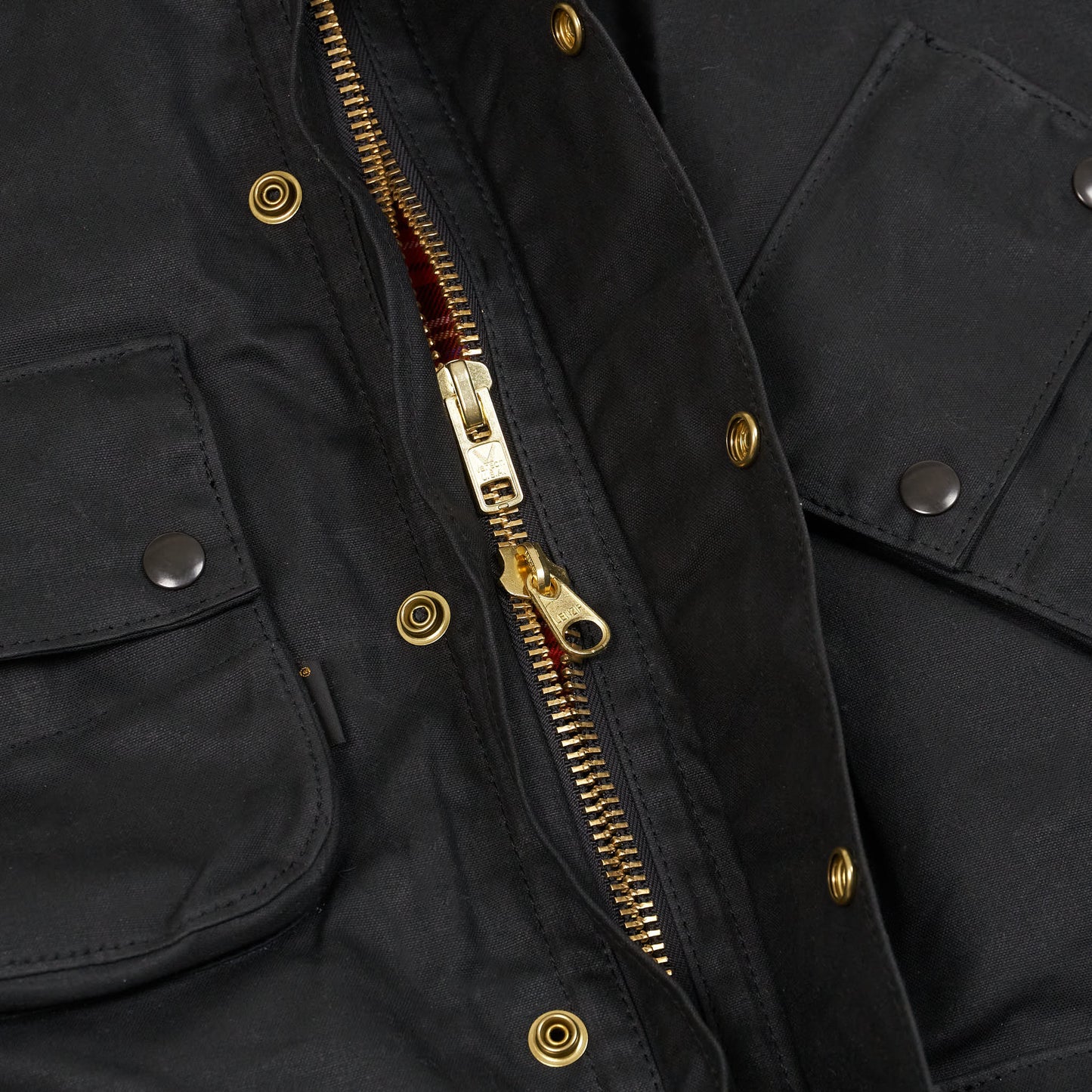Vanson Waxed Canvas Motorcycle Jacket