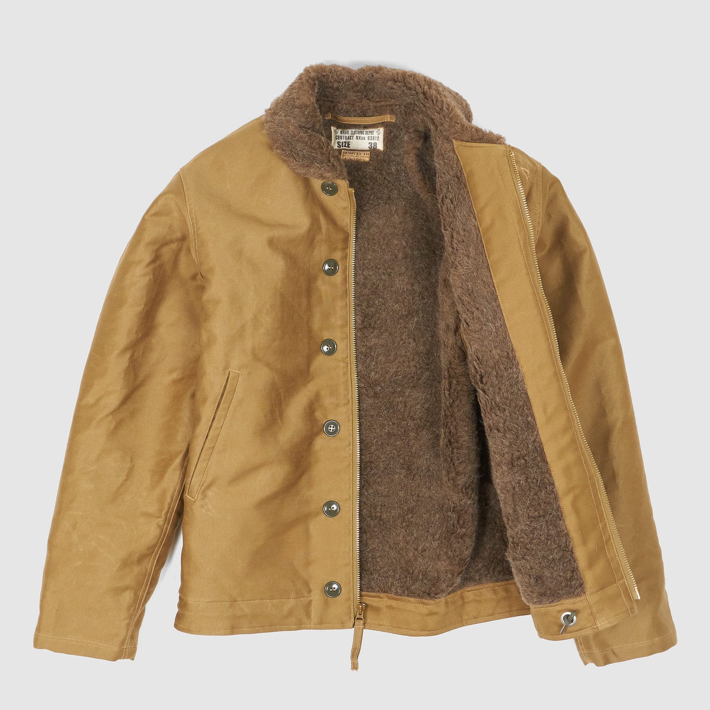 Buzz Rickson's N-1 Jungle Cloth Deck Jacket Demotex