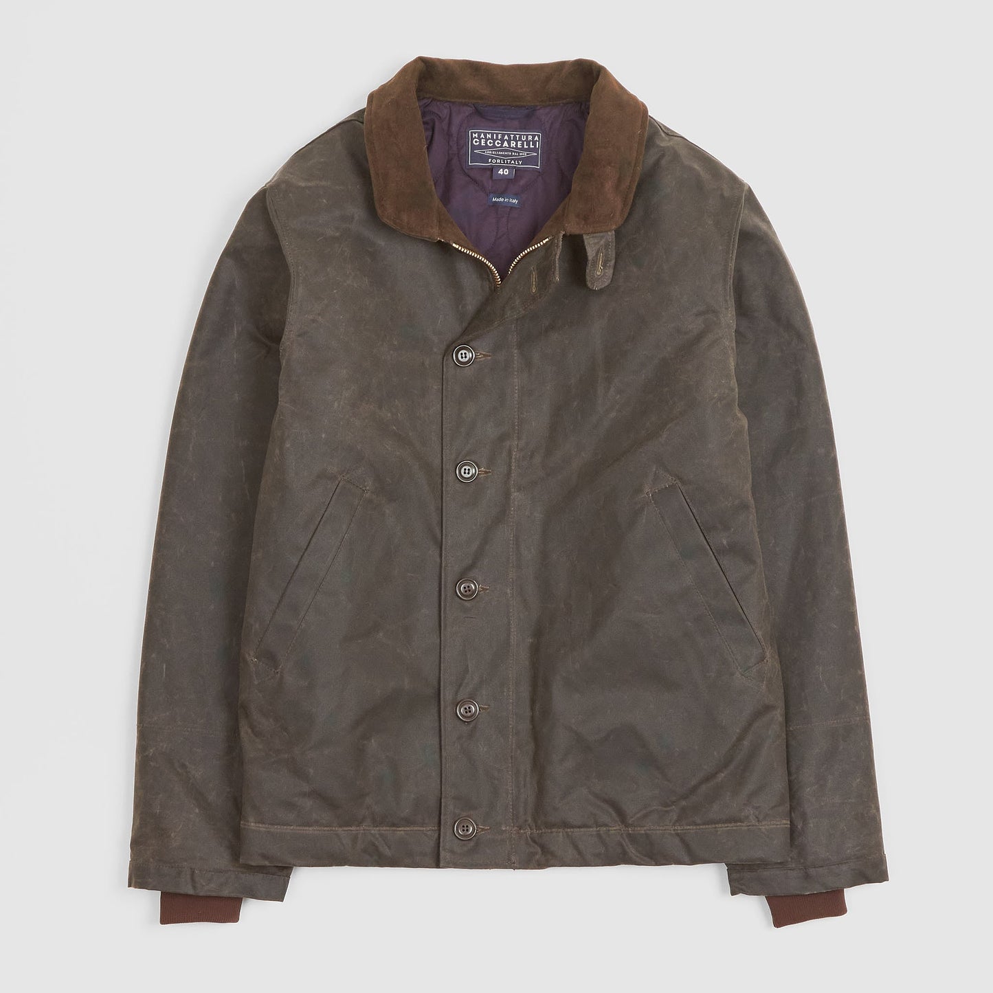 Manifattura Ceccarelli Waxed N-1 Deck Jacket