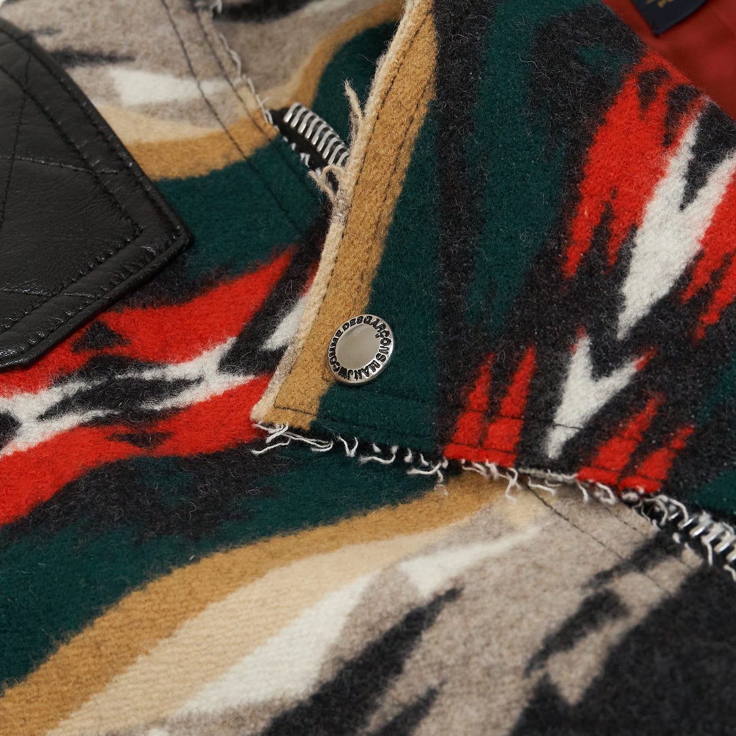 Junya Watanabe Man x Pendleton Blanket Quilted Perfecto Jacket