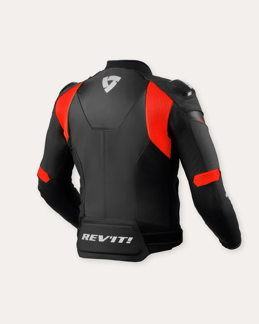 Jacket Control | Black-Neon Red