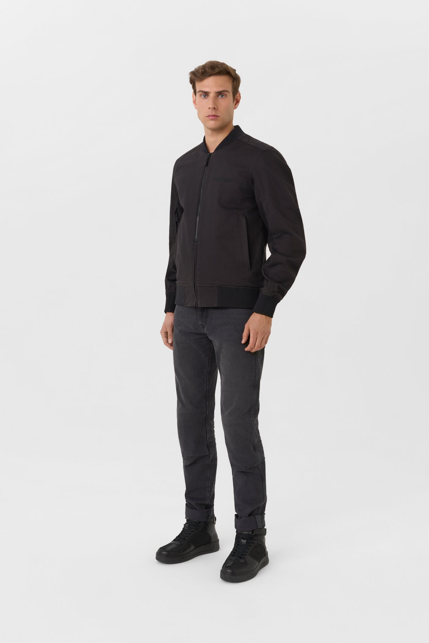 VENTURA BLACK AA - Summer bomber jacket