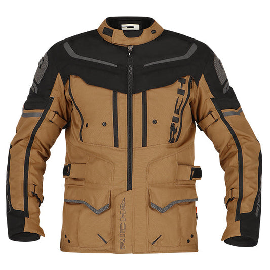RICHA INFINITY 2 ADVENTURE JACKET CAMEL/BLK