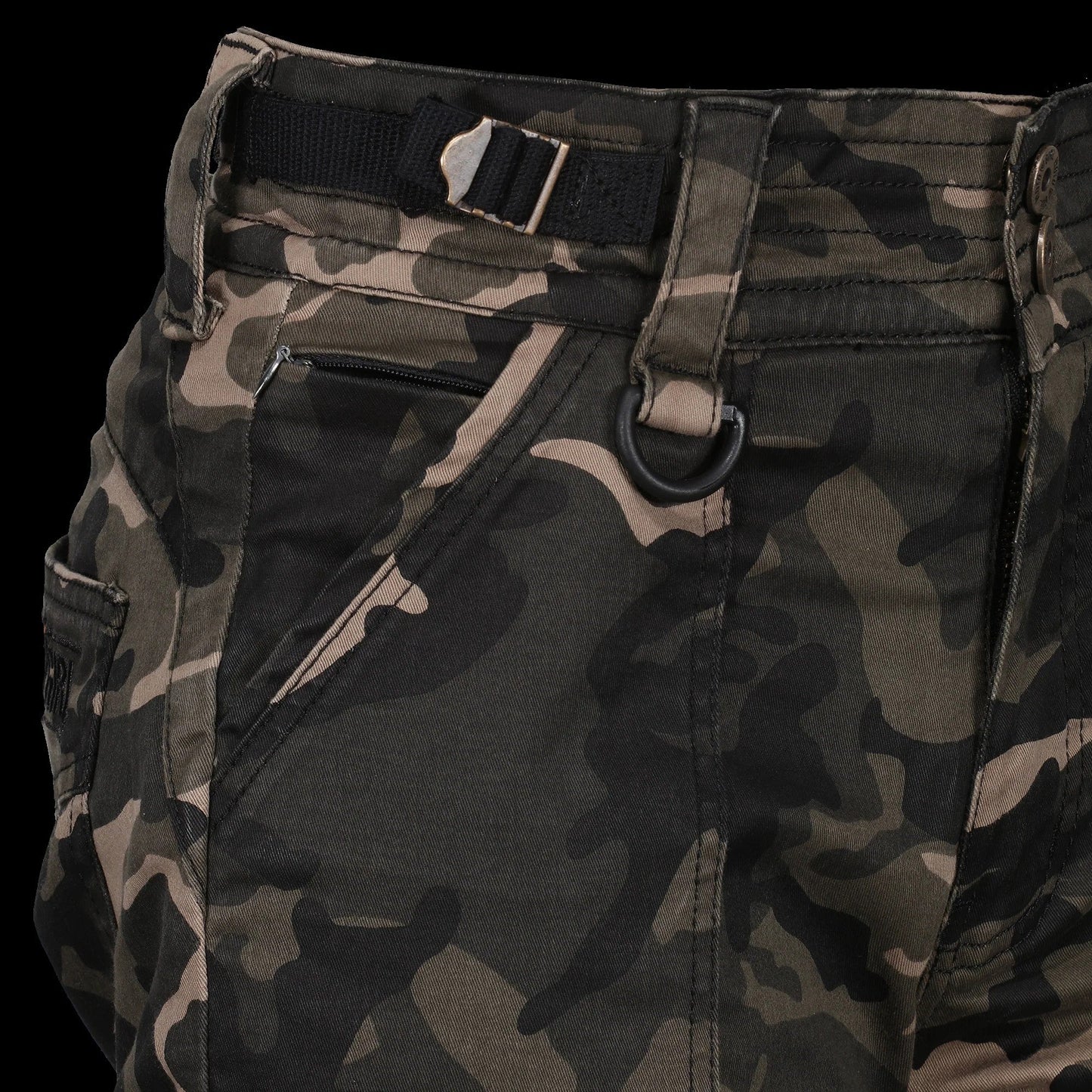 MotoGirl Lara Cargo Trousers | Camo