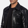 Mystical Black Men's Leather Jacket