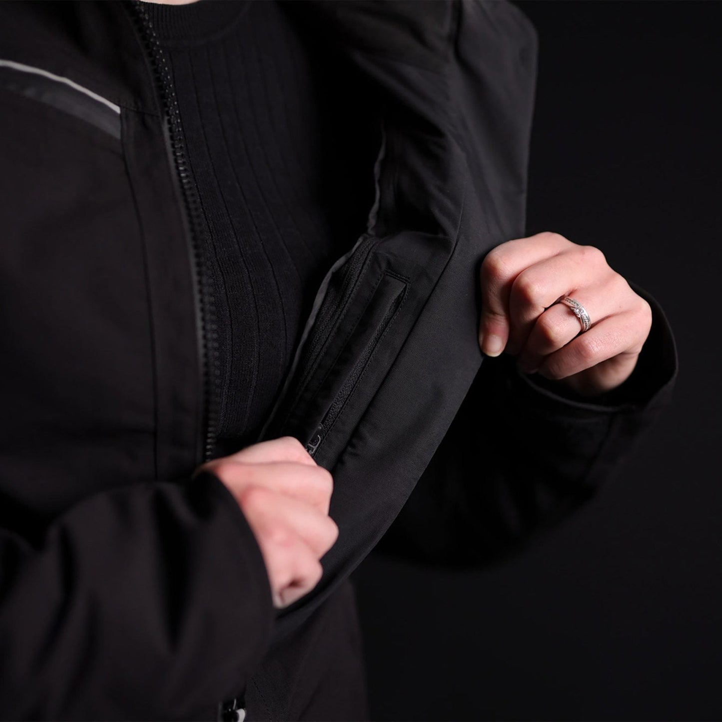 Oxford Mondial Street D2D WS Jacket Black