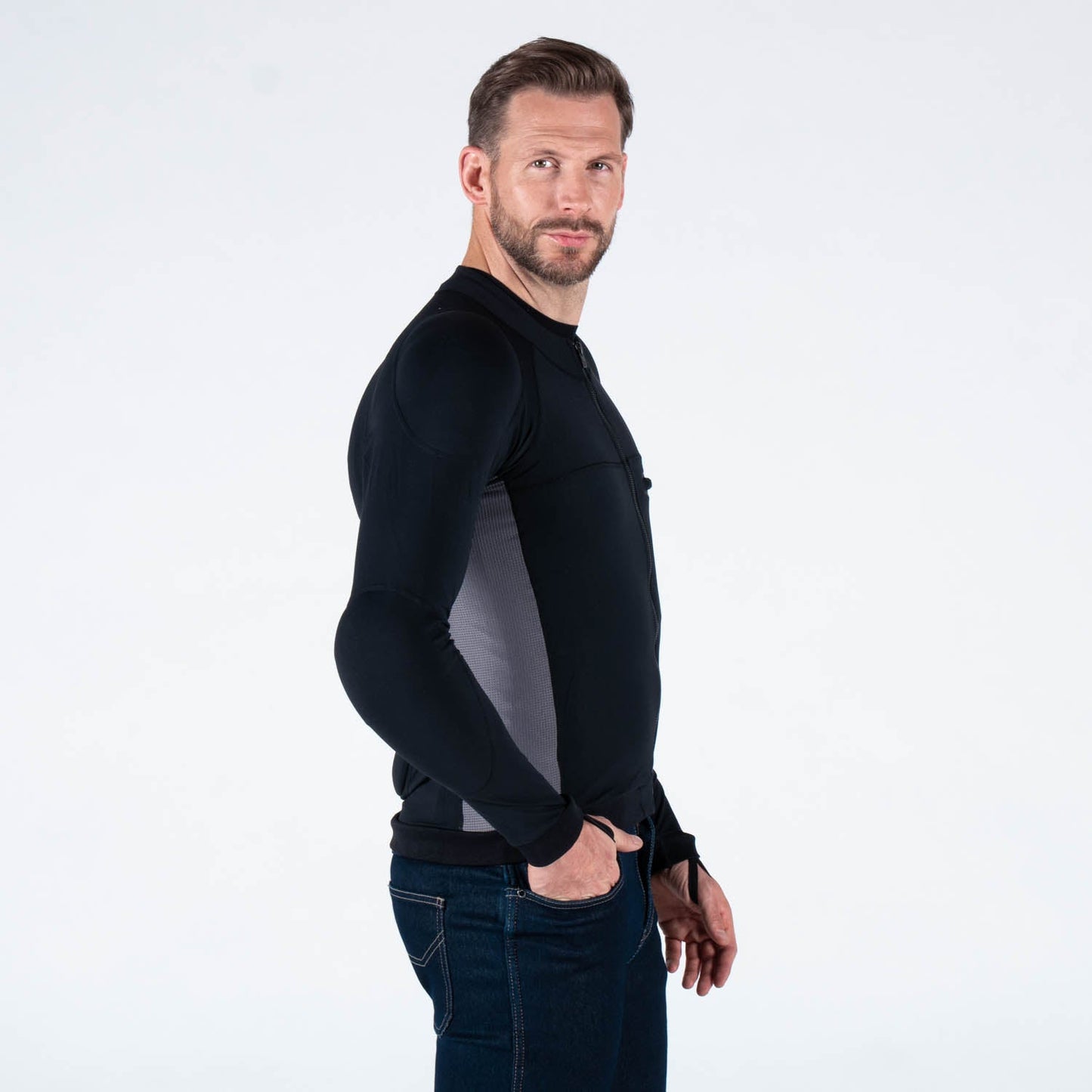 Knox Mens Armoured Motorcycle Action Shirt