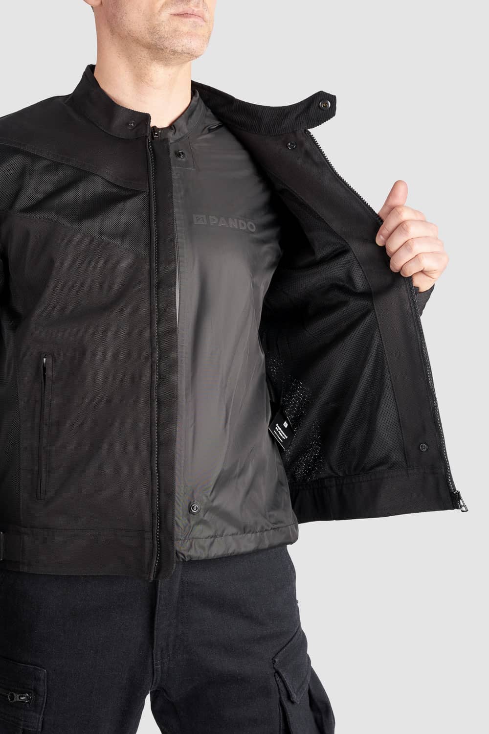 AIR TATE JACKET BLACK - All-Weather Motorcycle Jacket