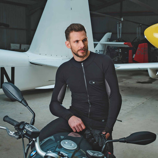 Knox Mens Armoured Motorcycle Action Shirt