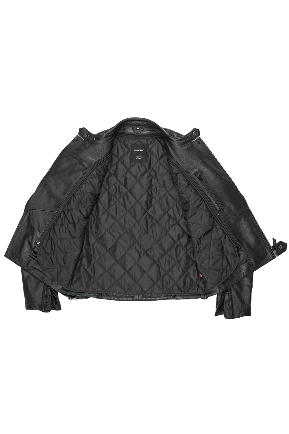TWIN LEATHER JACKET BLACK - Men’s Leather Motorcycle Jacket