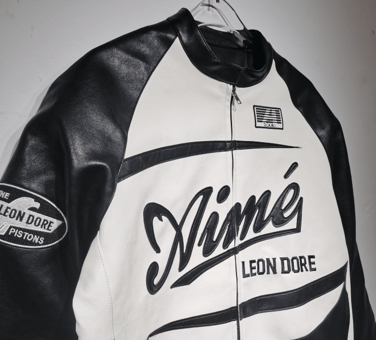 Aime Leon Dore Leather Vintage Racing Jacket - Vox Leather