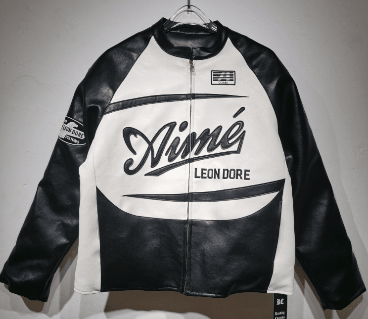 Aime Leon Dore Leather Vintage Racing Jacket - Vox Leather