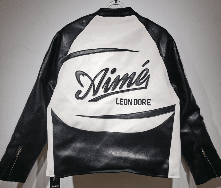 Aime Leon Dore Leather Vintage Racing Jacket - Vox Leather