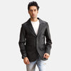 Alyson Black Leather Blazer - Rare Leather