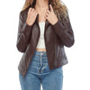 Amelia Women’s Real Leather Brown Jacket - Vox Leather