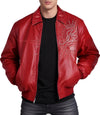 American Legend Red Leather Jacket - Rare Leather Order Now !!