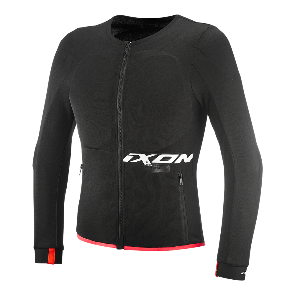 Arma - Summer Riding Jacket (Black/White/Red) - Vox Leather