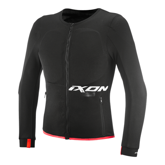 Arma - Summer Riding Jacket (Black/White/Red) - Vox Leather