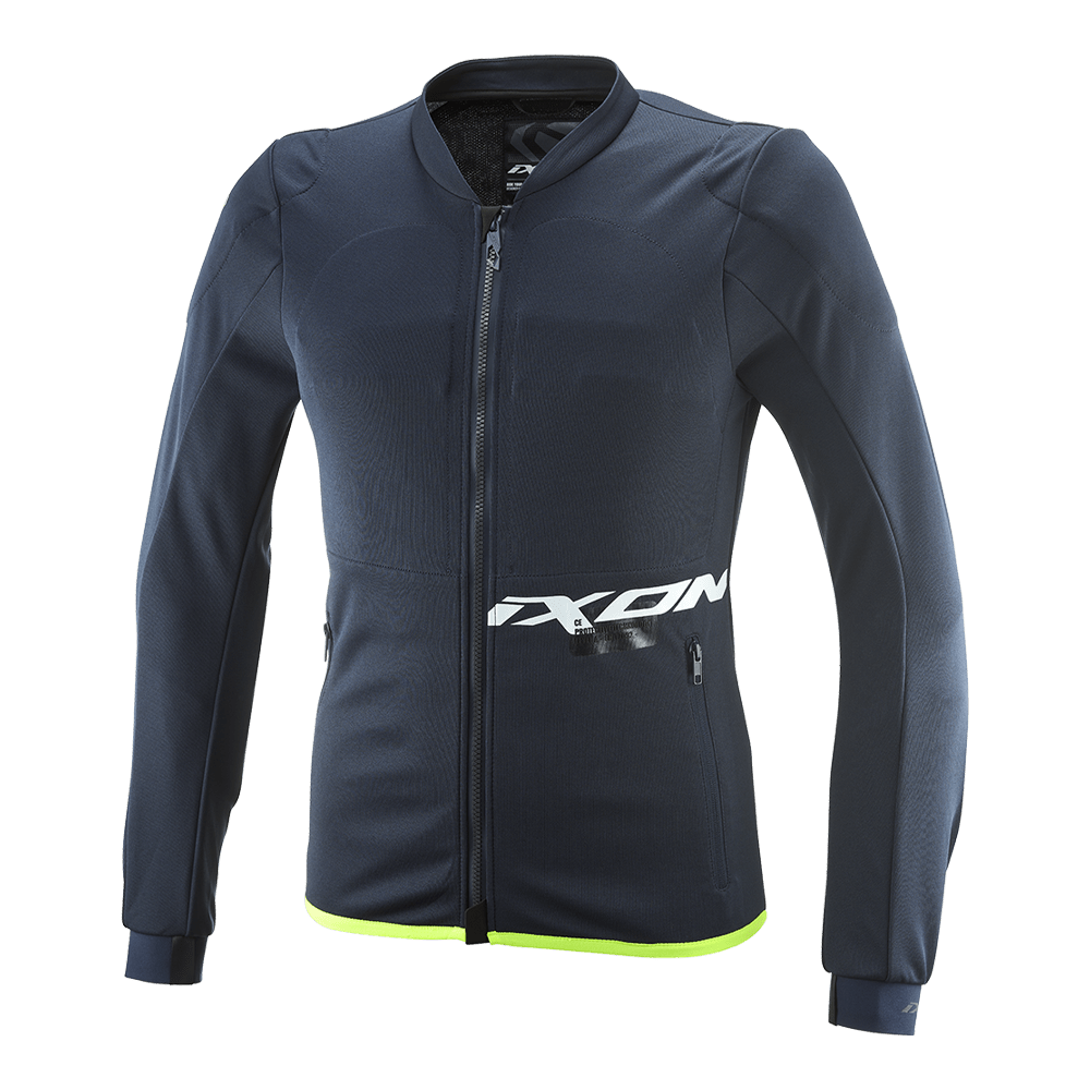 Arma - Summer Riding Jacket (Navy/White/Bright Yellow) - Vox Leather