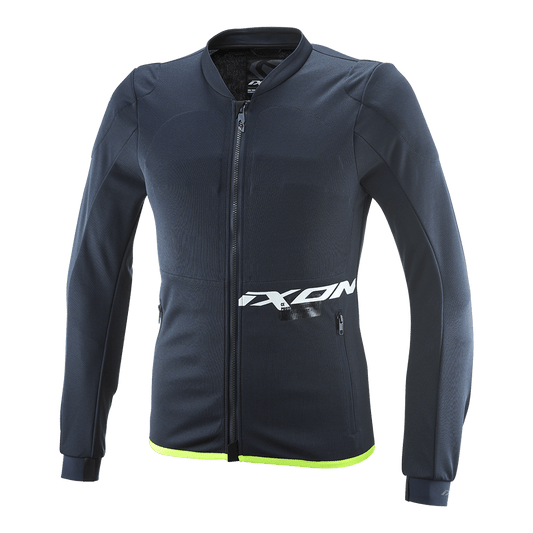 Arma - Summer Riding Jacket (Navy/White/Bright Yellow) - Vox Leather