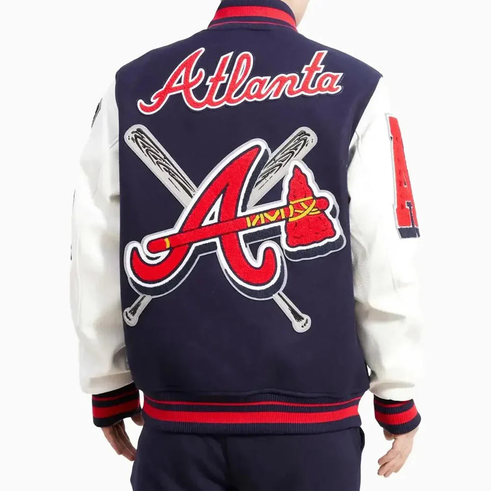 Atlanta Braves 2021 World Series MLB Wool Varsity Jacket - Rare Leather