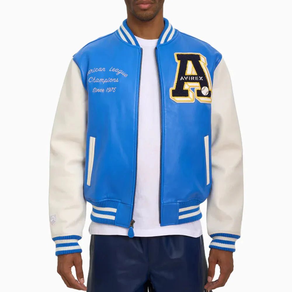 Avirex Baseball Varsity Jacket - Vox Leather
