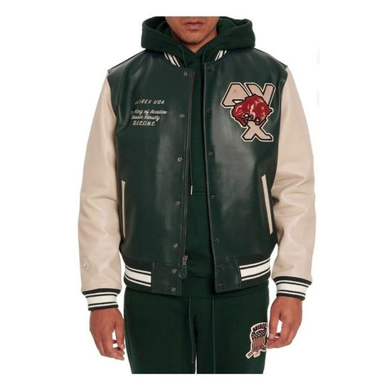 Avirex Bisons Varsity Jacket Hunter - Vox Leather