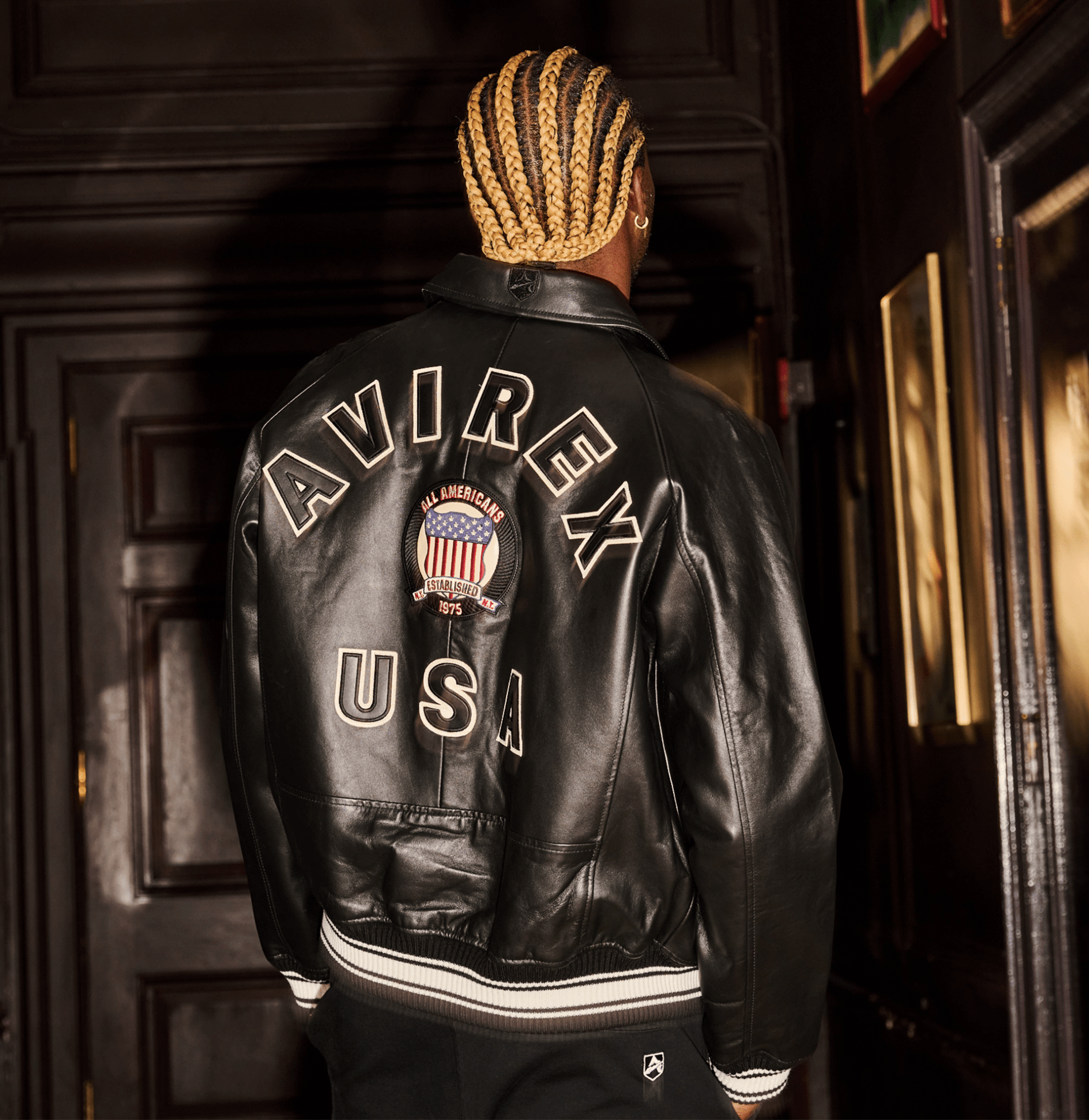 Avirex Black Icon Jacket - Rare Leather