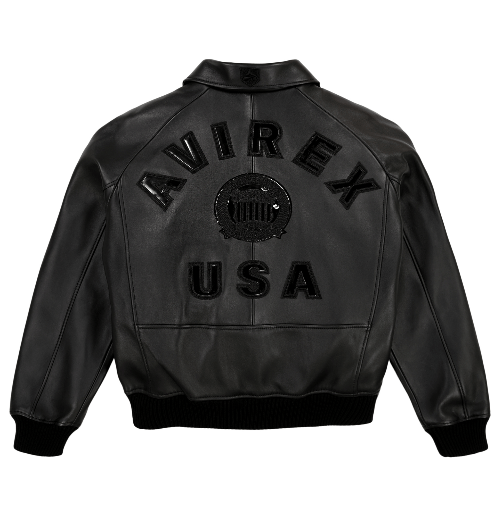 Avirex Black Icon Jacket - Rare Leather
