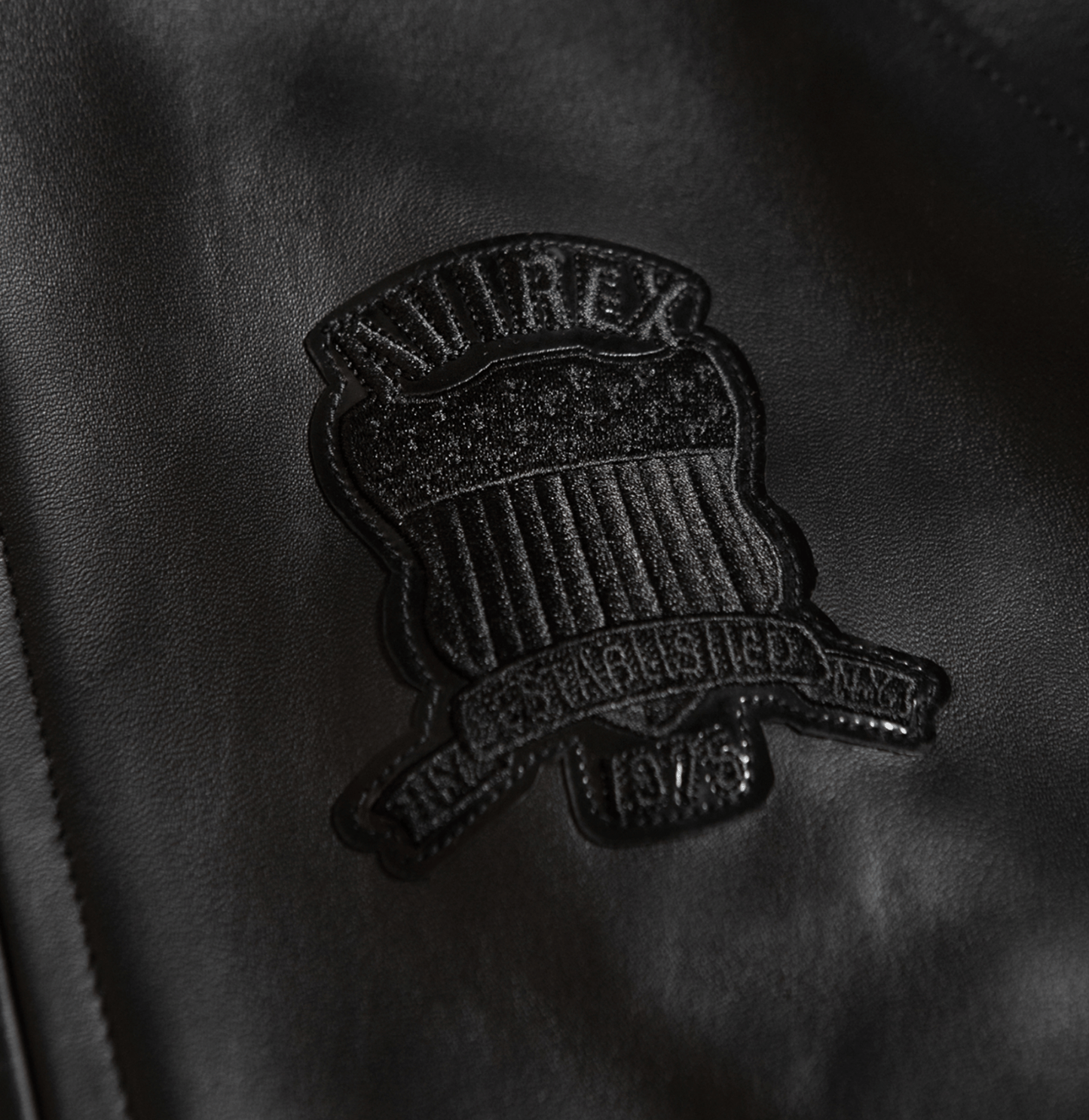 Avirex Black Icon Jacket - Rare Leather